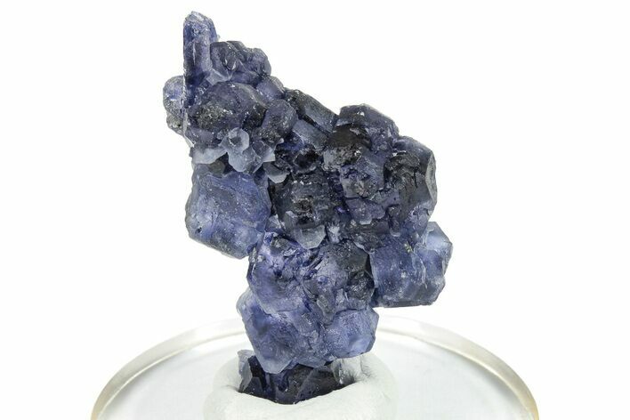 Purple Cube-Dodecahedron Fluorite Cluster - China #246504